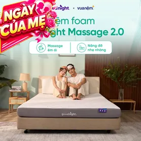 Combo siêu rẻ: Đệm Foam Goodnight Massage 2.0