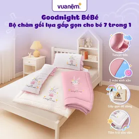 Bộ tấm trải trẻ em đi học Goodnight Bebé