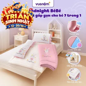 Bộ tấm trải trẻ em đi học Goodnight Bebé