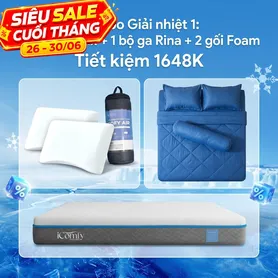 Combo Giải nhiệt 1: Đệm Coolax - Tiết kiệm 1648K