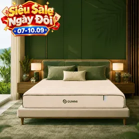 Nệm cao su cân bằng nhiệt 3in1 Gummi Hybrid Plus