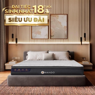 Nệm lò xo làm mát Amando Elite Grand dày 28cm Nệm lò xo làm mát Amando Elite Grand dày 28cm