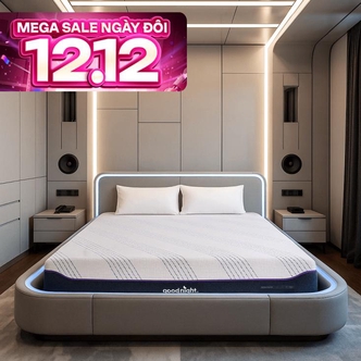 Nệm foam công nghệ Đức Goodnight Active Hybrid dày 20cm