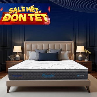 [Mới - Độc quyền] Nệm lò xo túi độc lập 3 vùng Dunlopillo de.Stress Powerful