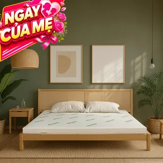 Nệm cao su thiên nhiên Gummi Classic thế hệ mới dày 5/10/15cm