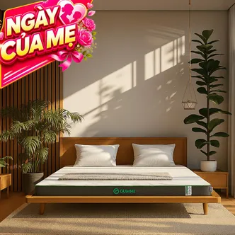 Nệm cao su thiên nhiên Gummi Premium detox giấc ngủ