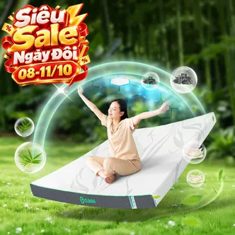 Nệm cao su thiên nhiên Gummi Premium detox giấc ngủ