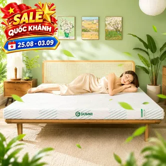 Nệm Gummi Signature – Công nghệ kép, nâng đỡ vượt trội, kháng khuẩn tối đa