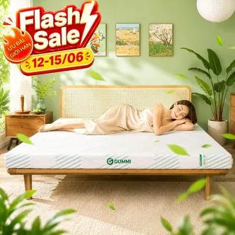 Nệm Gummi Signature – Công nghệ kép, nâng đỡ vượt trội, kháng khuẩn tối đa