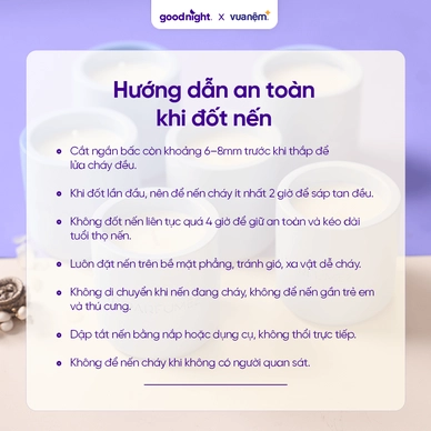 Set hộp quà nến thơm Goodnight La Perfumée - Ảnh 8