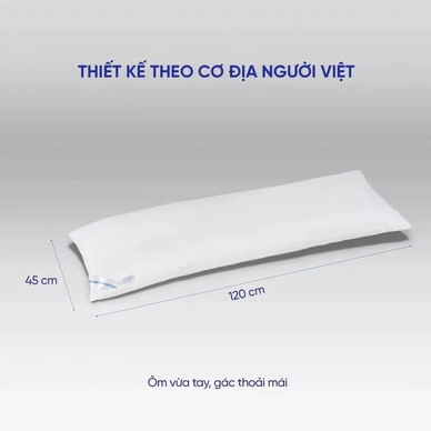 Combo Gối ôm Poppy kèm vỏ gối cooling - Ảnh 3
