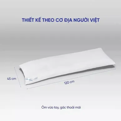 Combo Gối ôm Poppy kèm vỏ gối cooling - Ảnh 3
