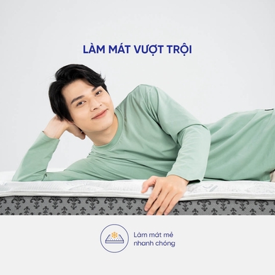 Nệm lò xo Amando Faro 5 vùng giảm đau lưng dày 35cm - Ảnh 6
