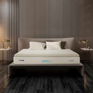 (Xả kho) Nệm lò xo túi độc lập Dunlopillo William dày 29cm - Ảnh 2