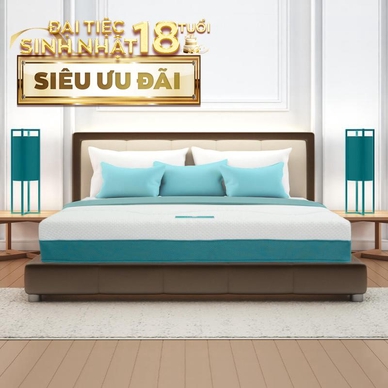 Nệm foam Nhật Bản Aeroflow Wave massage toàn diện dày 20cm - Ảnh 2