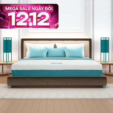 Nệm foam Nhật Bản Aeroflow Wave massage toàn diện dày 20cm - Ảnh 2