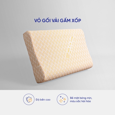 Gối cao su Kim Cương lượn sóng B - Ảnh 4