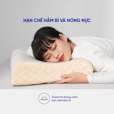 Gối cao su Kim Cương lượn sóng B - Ảnh 6