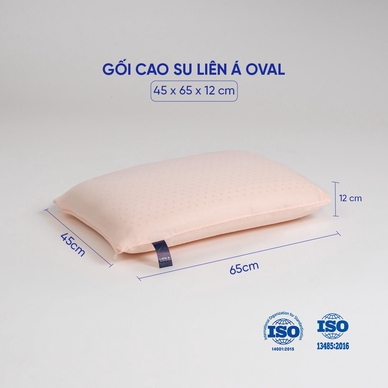 Gối Cao Su Liên Á Oval đàn hồi cao - Ảnh 2