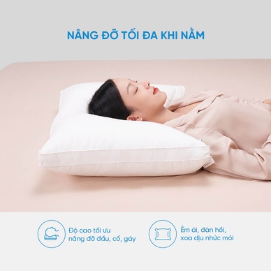 Gối lông vũ Doona Dream Cloud cao cấp siêu êm ái - Ảnh 6