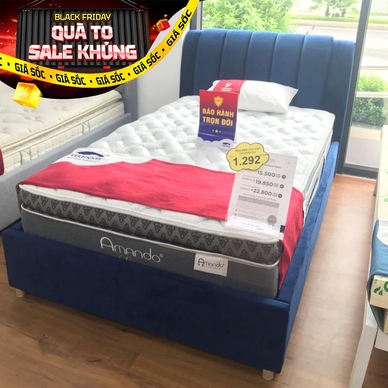 Giường vải GoBy Lux X2 nỉ - Ảnh 2