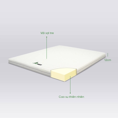 Nệm cao su Gummi 7zones nhập khẩu dày 12cm - Ảnh 3