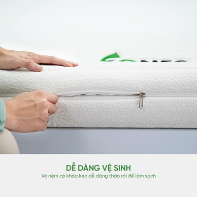 Nệm cao su Gummi 7zones nhập khẩu dày 12cm - Ảnh 6