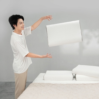 Gối cao su Gummi Contour Massage 100% thiên nhiên công thái học - Ảnh 10