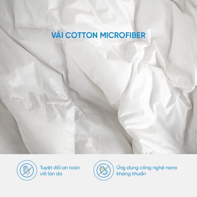 Ruột chăn lông vũ nhân tạo Doona MICROFIBER êm ái - Ảnh 5