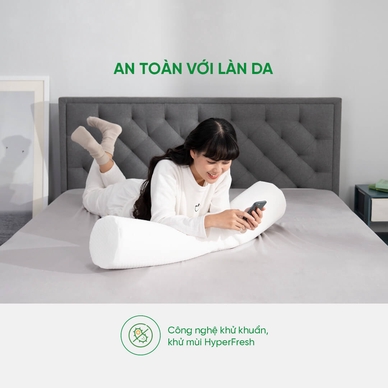 Gối ôm Cao su Gummi Body 100% thiên nhiên thoáng mát - Ảnh 8