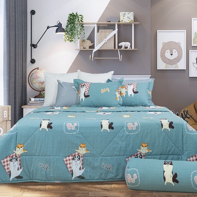 Bộ Ga chun Hanvico Merry cotton - Ảnh 2