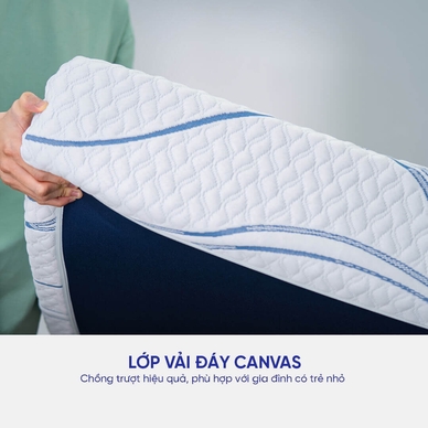 Nệm foam Goodnight Luna 3 vùng massage kháng khuẩn dày 20cm - Ảnh 7