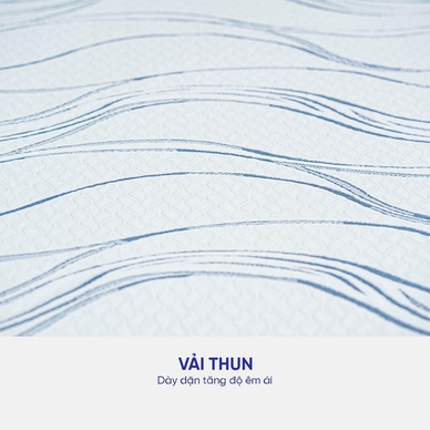 Nệm foam Goodnight Luna 3 vùng massage kháng khuẩn dày 20cm - Ảnh 9