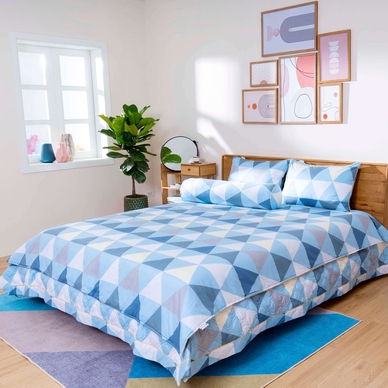 Bộ chăn ga phủ cotton Amando Dream 5 chi tiết - Ảnh 5