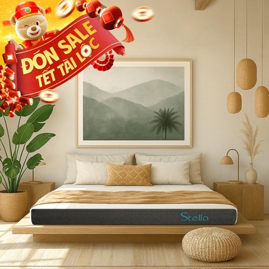 Nệm cao su đa tầng Kim Cương Stella dày 15cm - Ảnh 2