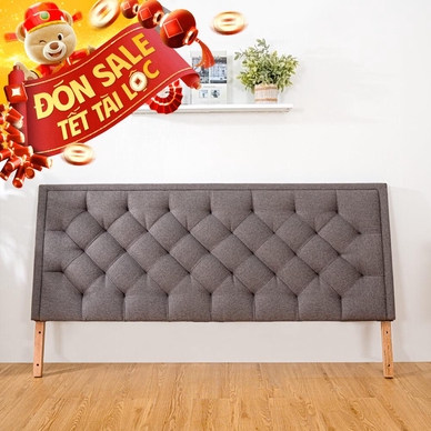 Đầu giường Amando Carpi màu xám - Ảnh 2