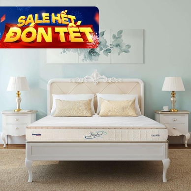 (Xả kho) Nệm lò xo Dunlopillo Joyful dày 28cm - Ảnh 2