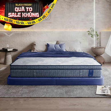 Nệm lò xo King Koil Serene Plus lông cừu gấp 3 nâng đỡ dày 27cm (Phiên bản giới hạn) - Ảnh 2