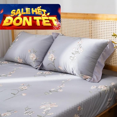 Bộ ga chun Lụa tencel cao cấp Amando Bliss 4 chi tiết mã TC005 - Ảnh 2