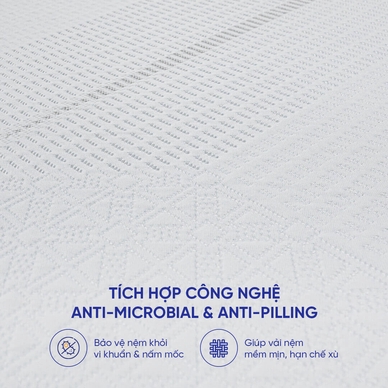 Nệm foam Comfy Cloud 1.0 thoáng khí vượt trội dày 12cm - Ảnh 7