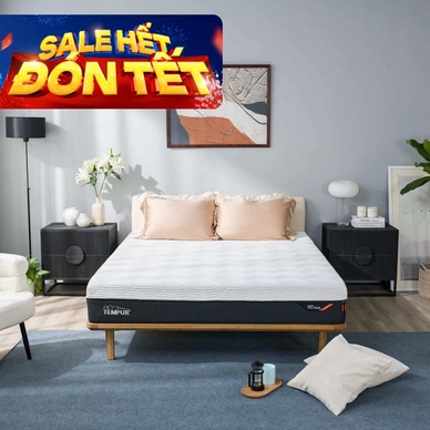 (Phiên bản giới hạn) Nệm Foam Tempur Pro Plus Firm cân bằng trọng lực dày 25cm - Ảnh 2