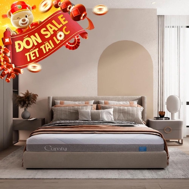 Nệm foam Comfy Cloud 3.0 cân bằng trọng lực dày 18cm - Ảnh 2