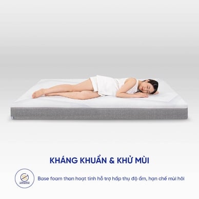 Nệm foam Comfy Cloud 3.0 cân bằng trọng lực dày 18cm - Ảnh 8