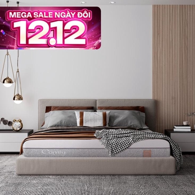 Nệm foam Comfy Lux 2.0 cao cấp kháng khuẩn kép dày 22cm - Thumbnail