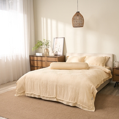 Bộ chăn ga Lụa tencel cao cấp Amando Lagom 5 chi tiết - Ảnh 5