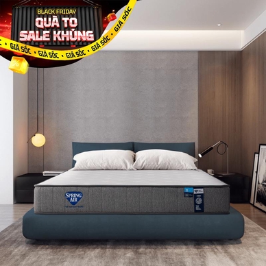 Nệm lò xo Spring Air Back Supporter Firm hỗ trợ nâng đỡ dày 25cm - Ảnh 2