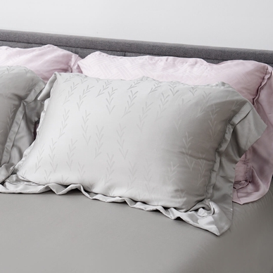 Bộ chăn ga Lụa tencel cao cấp Amando Lagom 5 chi tiết Màu Xám - Ảnh 8