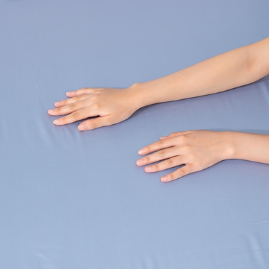 Bộ chăn ga Lụa tencel cao cấp Amando Lagom 5 chi tiết Màu Xanh dương - Ảnh 11