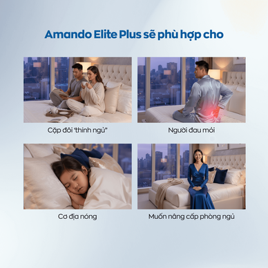 Nệm lò xo túi độc lập Amando Elite Plus giảm tiếng ồn dày 25cm - Ảnh 10