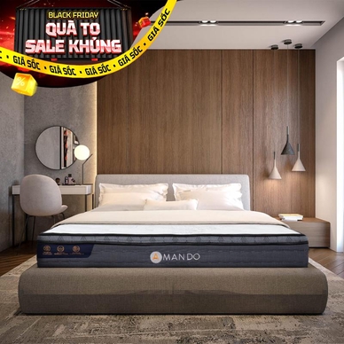 Nệm lò xo túi độc lập Amando Elite Plus giảm tiếng ồn dày 25cm - Ảnh 2